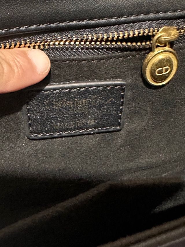 Borsa Christian Dior nera trapuntata