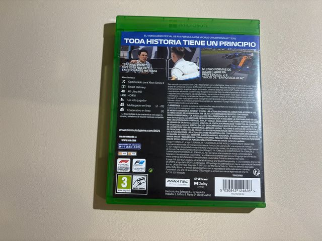 F1 2021 Xbox One/Series X PAL Completo