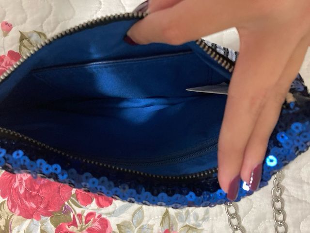 Borsa con paillettes GAME OVER