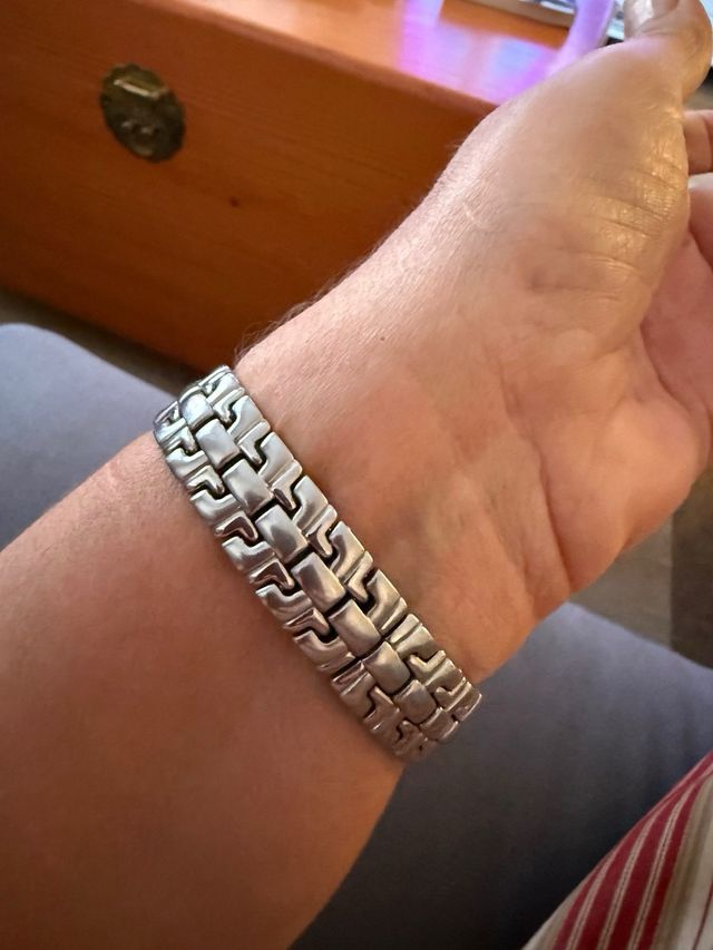 Reloj Festina Mujer Esfera Azul y Correa Plateada