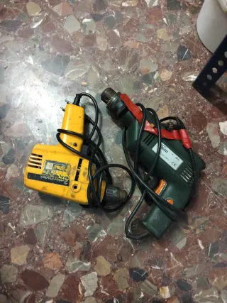 Taladro Eléctrico y Taladro Manual