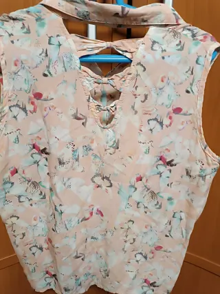 Camisa verano estampada mariposas