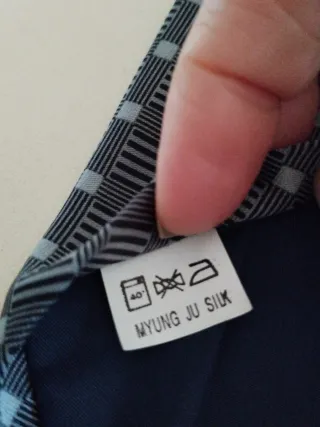 Corbata Sette Bello 100% Seda Gris