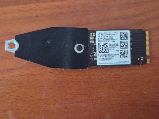 SSD M.2 NVMe - 256GB Samsung 2242 / 2280