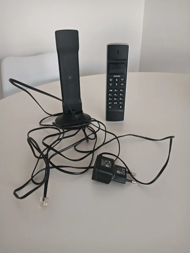 Teléfono Inalámbrico Philips Negro/Plata