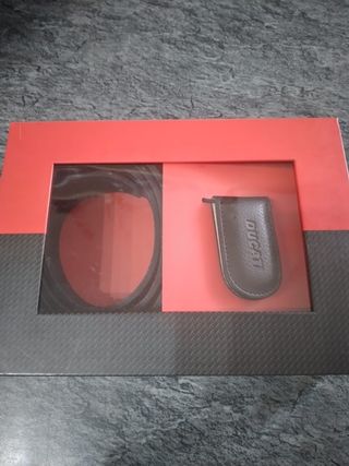 Cintura 1.15m e Portasoldi Ducati Rosso