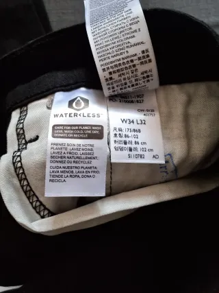 Levi's 511 Slim Fit Jeans Negros Talla M