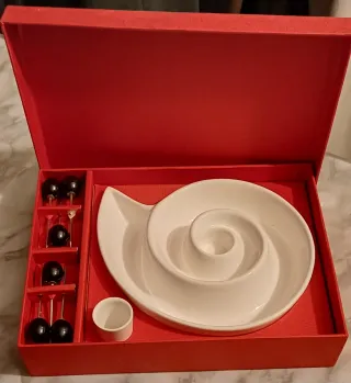 Antipastiera ceramica design spirale