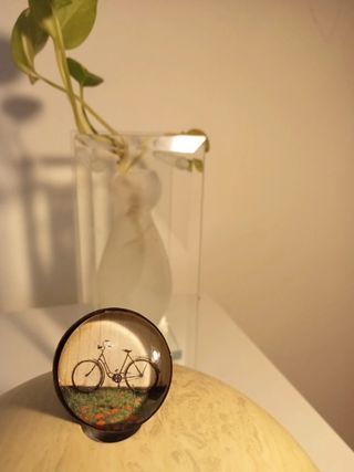 Lote Anillo Bicicleta y Gargantilla Dorada