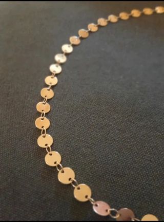 Lote Anillo Bicicleta y Gargantilla Dorada