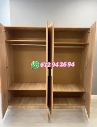 OFERTA Armario blanco de madera