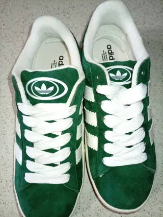 Zapatillas estilo Adidas clasicas-Rosa y verde.