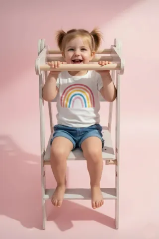 Torre pieghevole per bambini regolabile Montessori