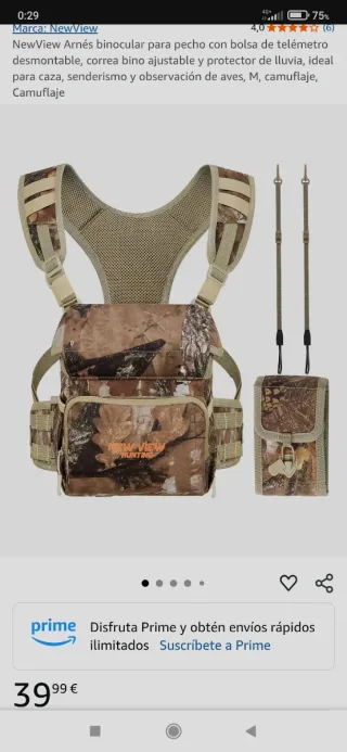 Mochila Hidratación INOXTO Negra. Y otras.