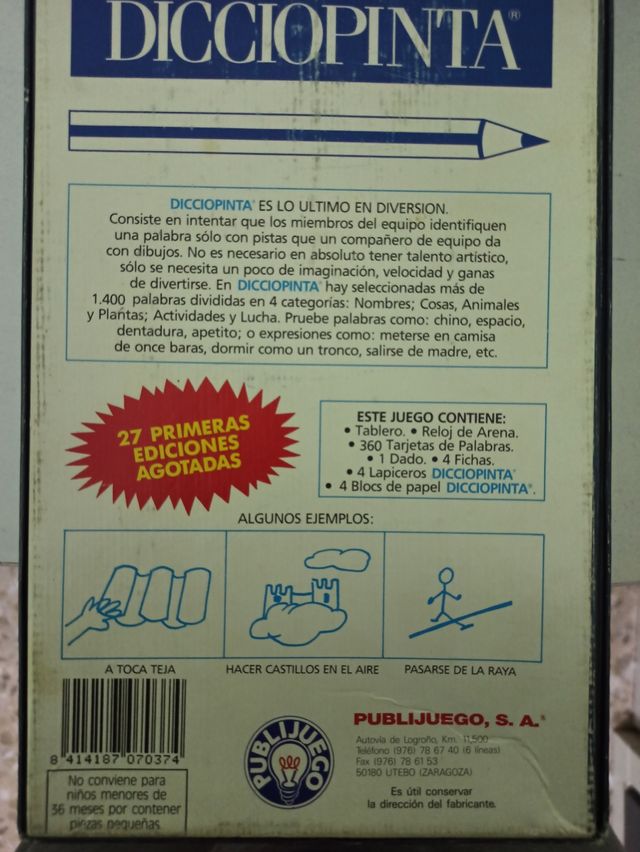 Juego de mesa Dicciopinta