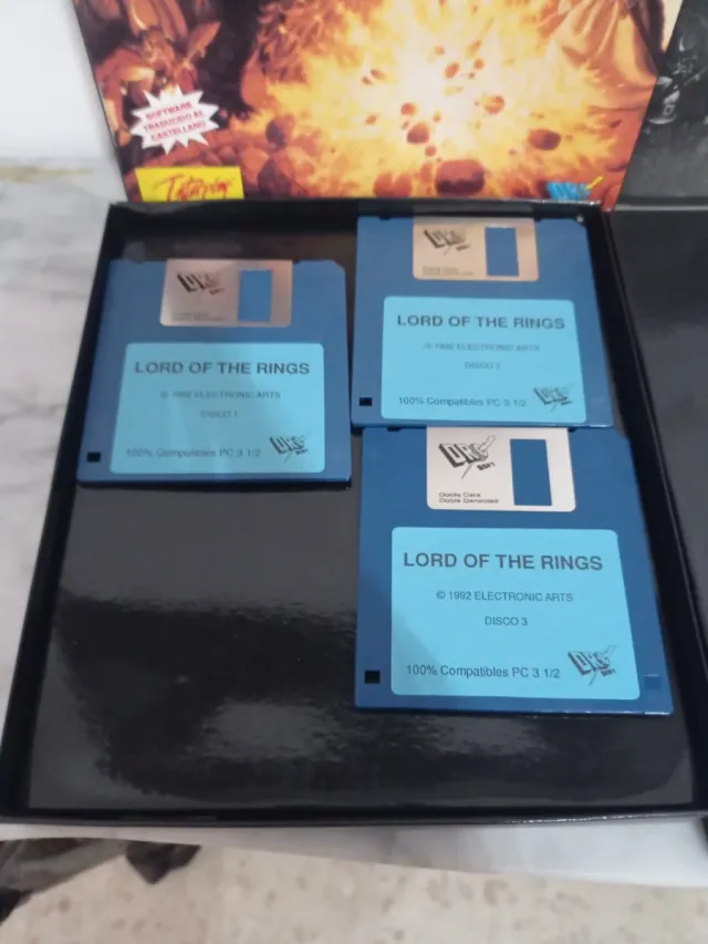 Lord of the Rings IBM PC 3.5 Discos