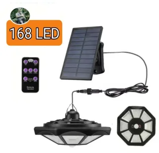 Lámpara Solar Colgante 168 LED