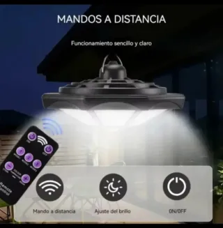 Lámpara Solar Colgante 168 LED