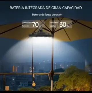 Lámpara Solar Colgante 168 LED