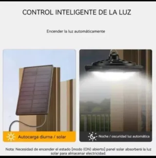 Lámpara Solar Colgante 168 LED
