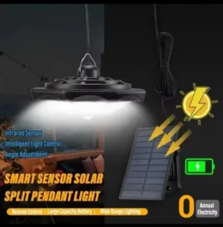 Lámpara Solar Colgante 168 LED