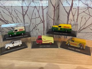 Pack 5 Furgonetas Miniatura Comercios