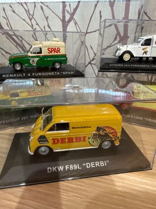 Pack 5 Furgonetas Miniatura Comercios