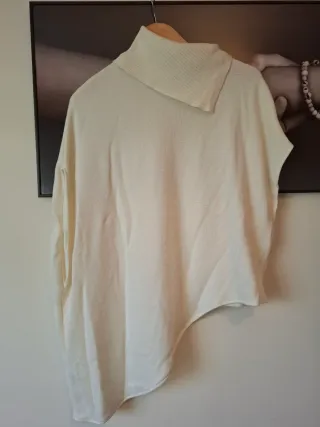 Jersey chaleco blanco talla única