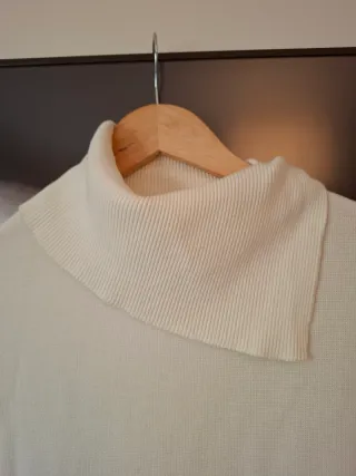 Jersey chaleco blanco talla única