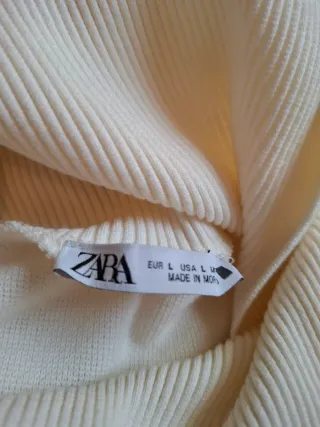 Jersey chaleco blanco talla única