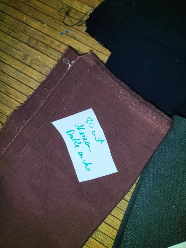 Retales de tela varios colores