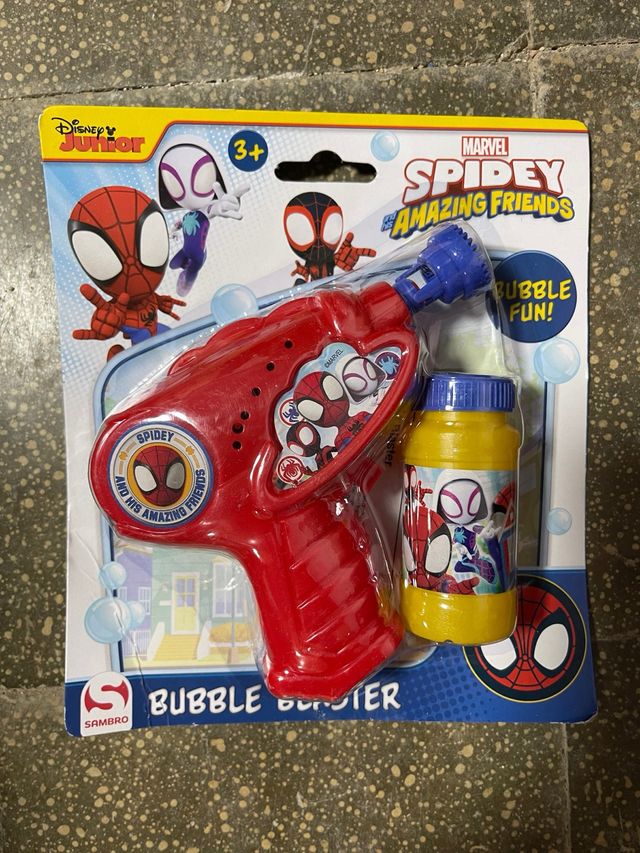 Pistola de Burbujas Spidey y Sus Amigos