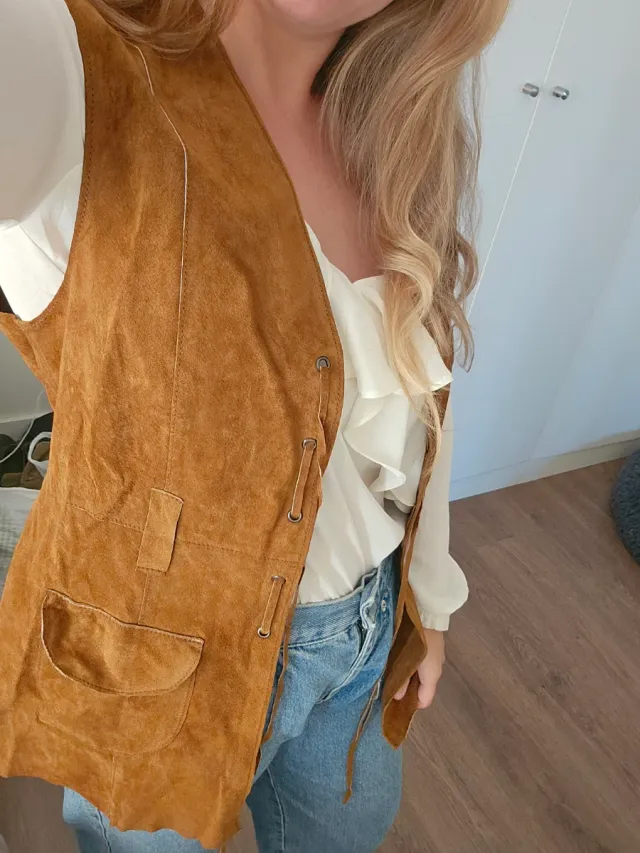 Chaleco Zara Ante Talla Única