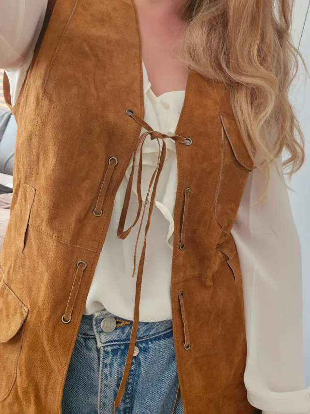 Chaleco Zara Ante Talla Única