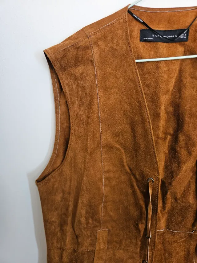 Chaleco Zara Ante Talla Única