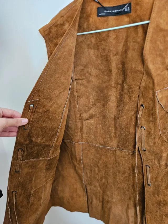 Chaleco Zara Ante Talla Única