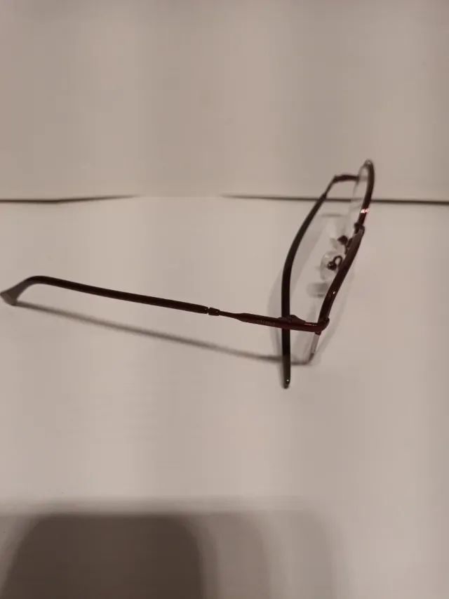 Montura gafas mujer burdeos