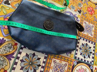 Pochette Andrea Andrè vintage ecopelle blu
