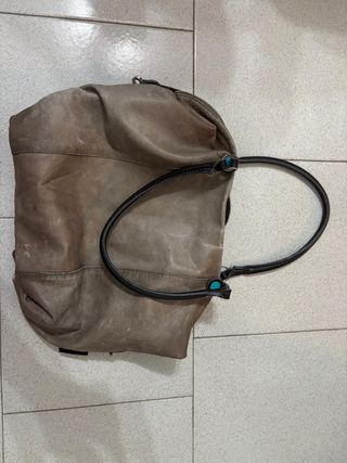 Borsa Gabs Firenze Pelle Marrone/Turchese