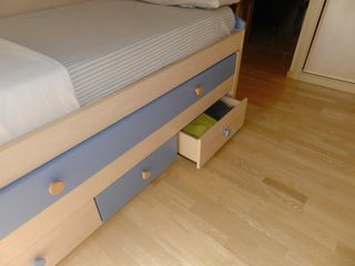 Dormitorio infantil 2 camas nido