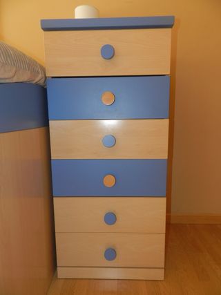 Dormitorio infantil 2 camas nido