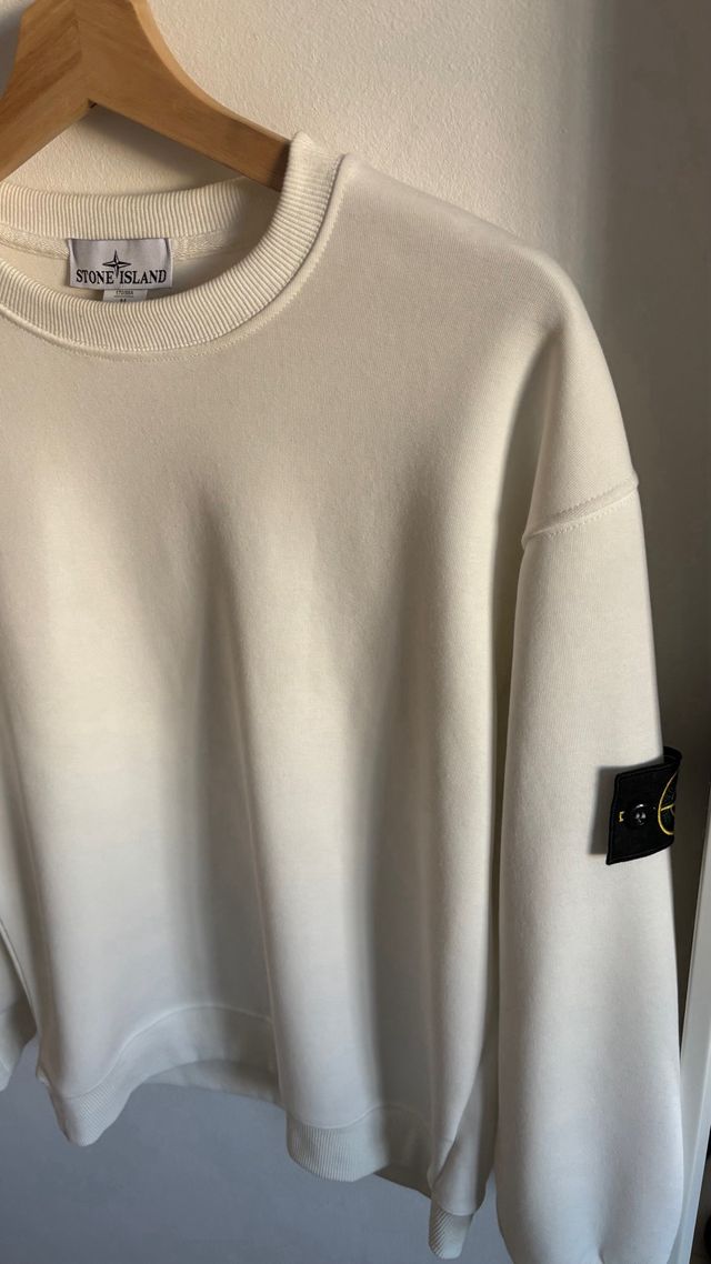 Sudadera Stone Island Blanca