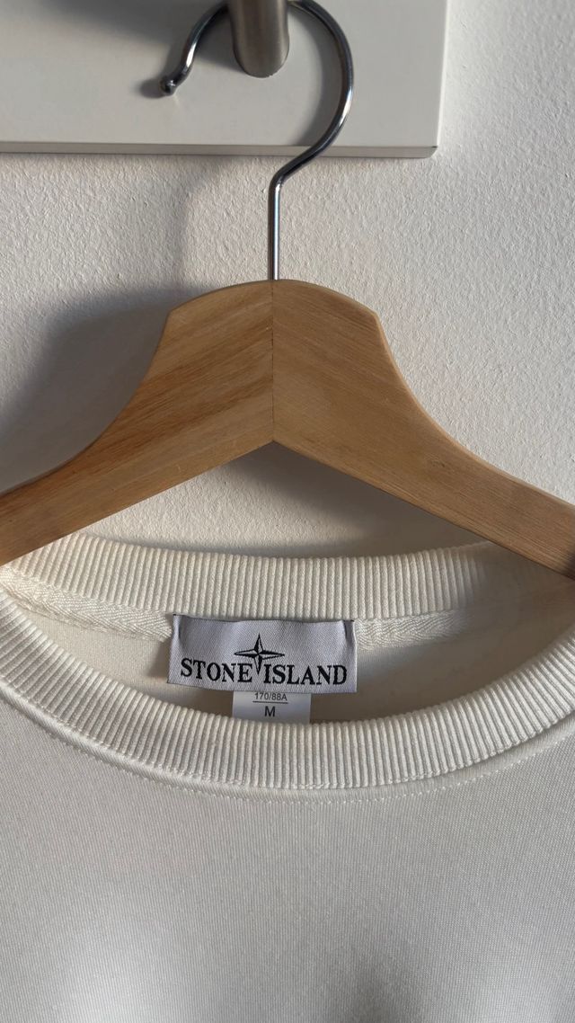 Sudadera Stone Island Blanca