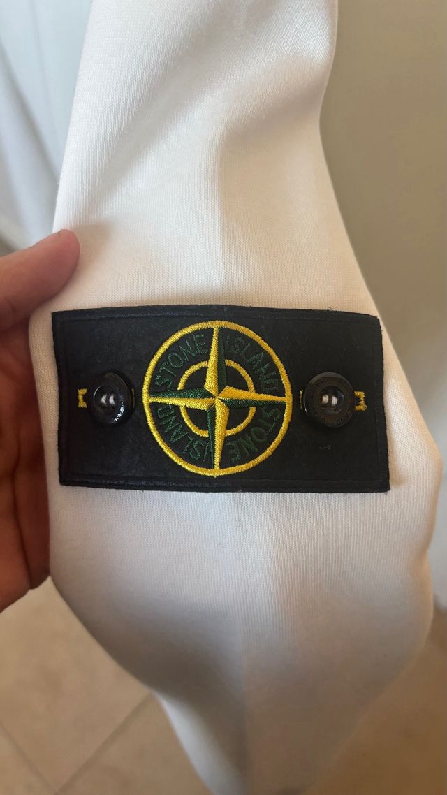 Sudadera Stone Island Blanca