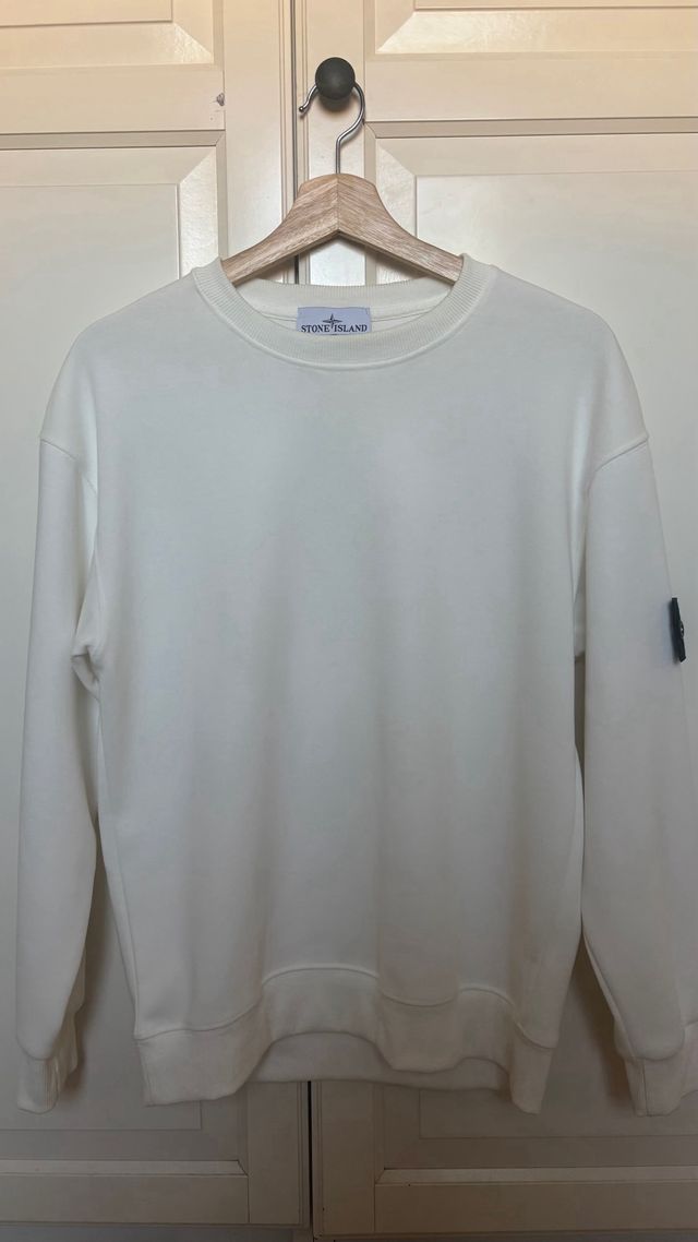 Sudadera Stone Island Blanca