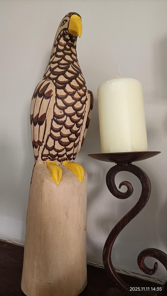 Aves decorativas de madera