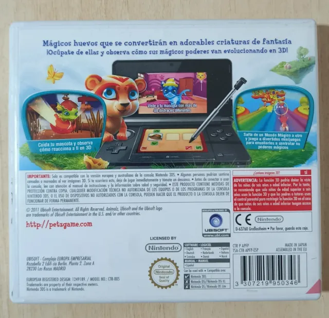 Animalz Fantasy 3D Nintendo 3DS
