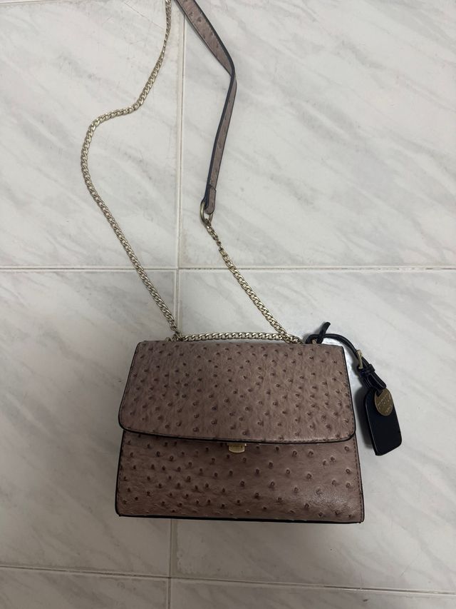 Borsa Caprisa Beige effetto pitone