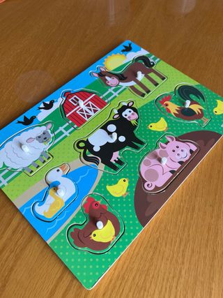 Juegos de madera para bebés de 1 a 3 años