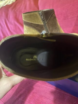 Botines Polo Ralph Lauren Tacón Marrón Beige